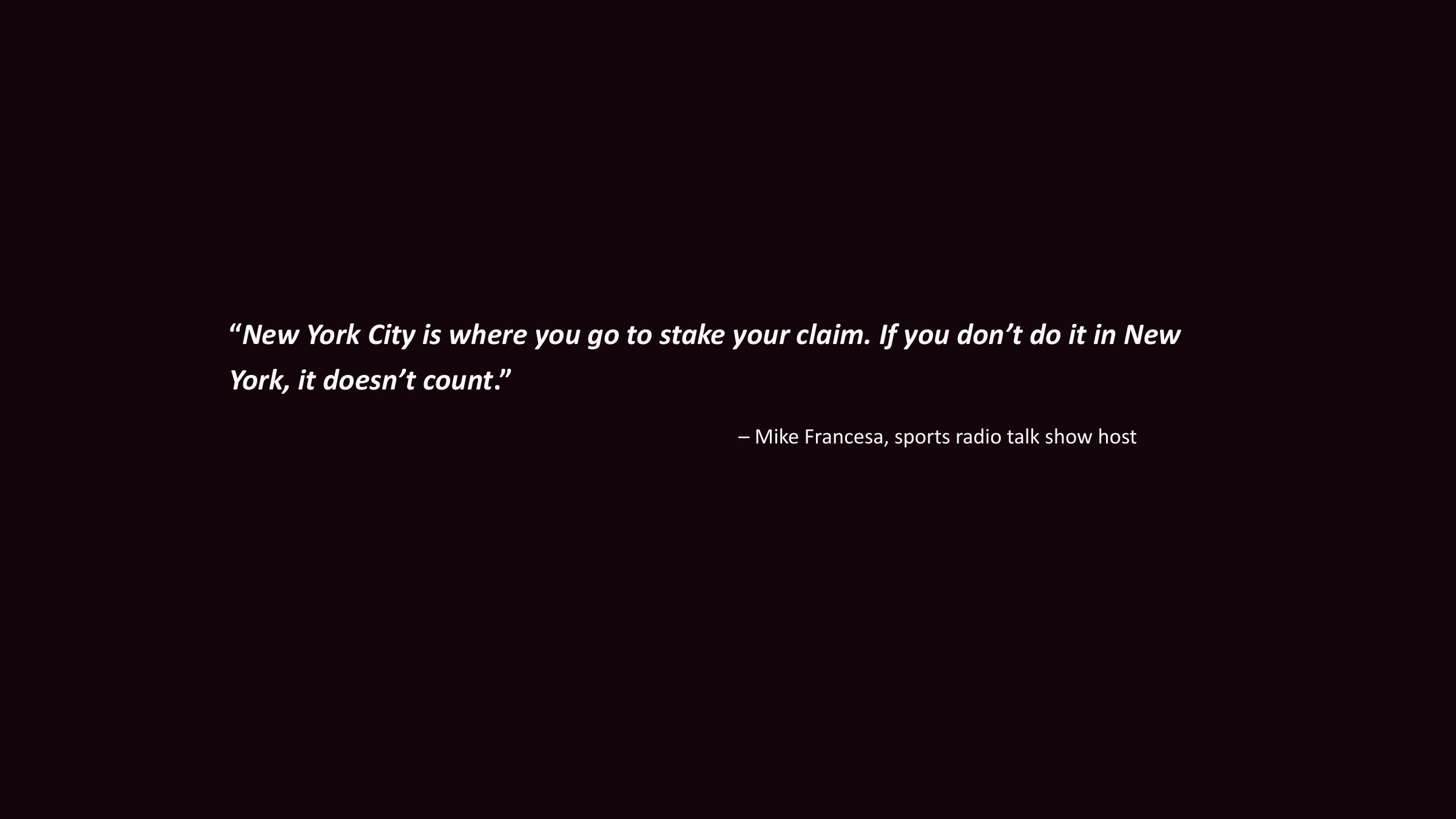 Francesa quote